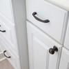 Jeffrey Alexander 3" Center-to-Center Brushed Black Nickel Rope Rhodes Cabinet Pull Z260-3BNB